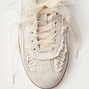 Alohas Tb.490 Crochet Cream Leather Sneakers